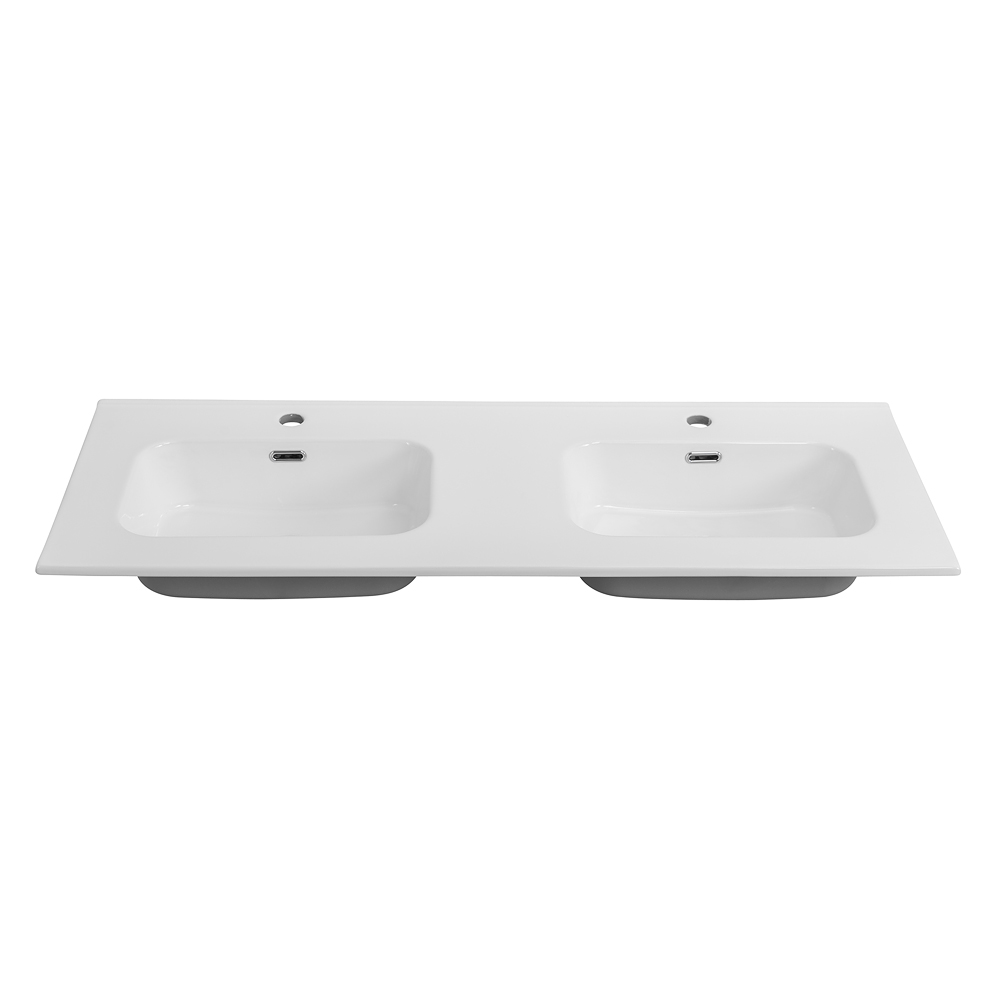 Раковина Cezares Duet 121 см CZR-8095-120-2 белая