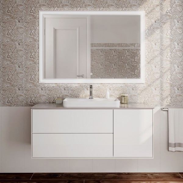 PLB.M.120.3/WHT Тумба PLAZA Modern подвесная 120 белый 3 ящика