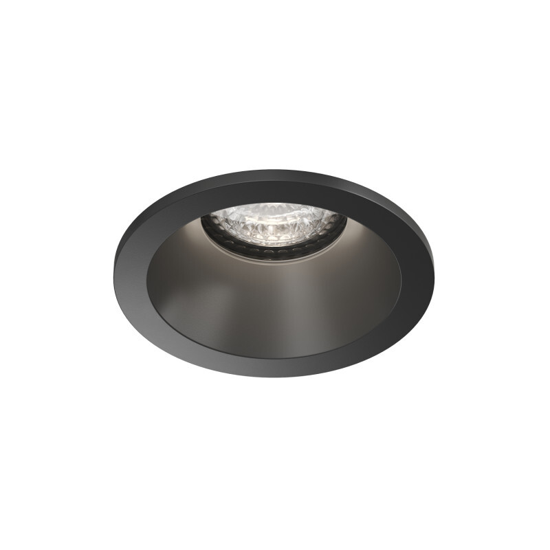 Точечный встраиваемый влагозащищенный светильник COVE DK2130-BK