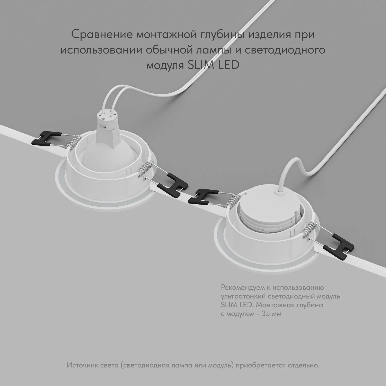 Точечный встраиваемый влагозащищенный светильник Denkirs DK3101-WH