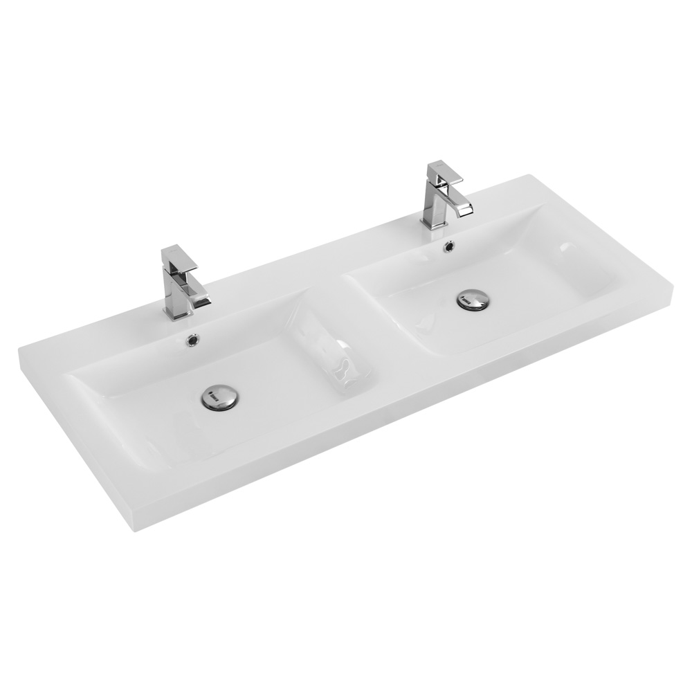 Раковина Cezares Eco 120 см CZR-1200/480-2-LV-MR-ECO белый
