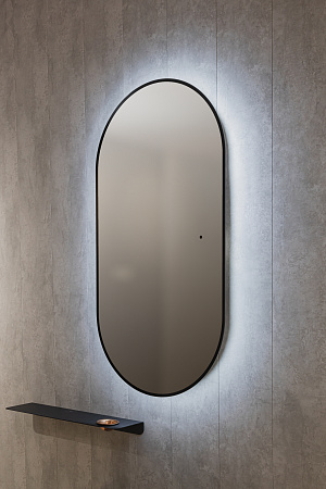 Зеркало Silver Mirrors Viva - BLACK 550х1050 (бесконтактный сенсор) гор/верт.