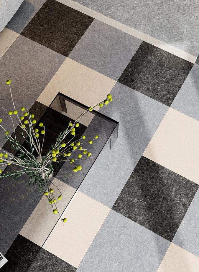 Керамогранит Kerama Marazzi Сенат серый обрезной 40,2х40,2