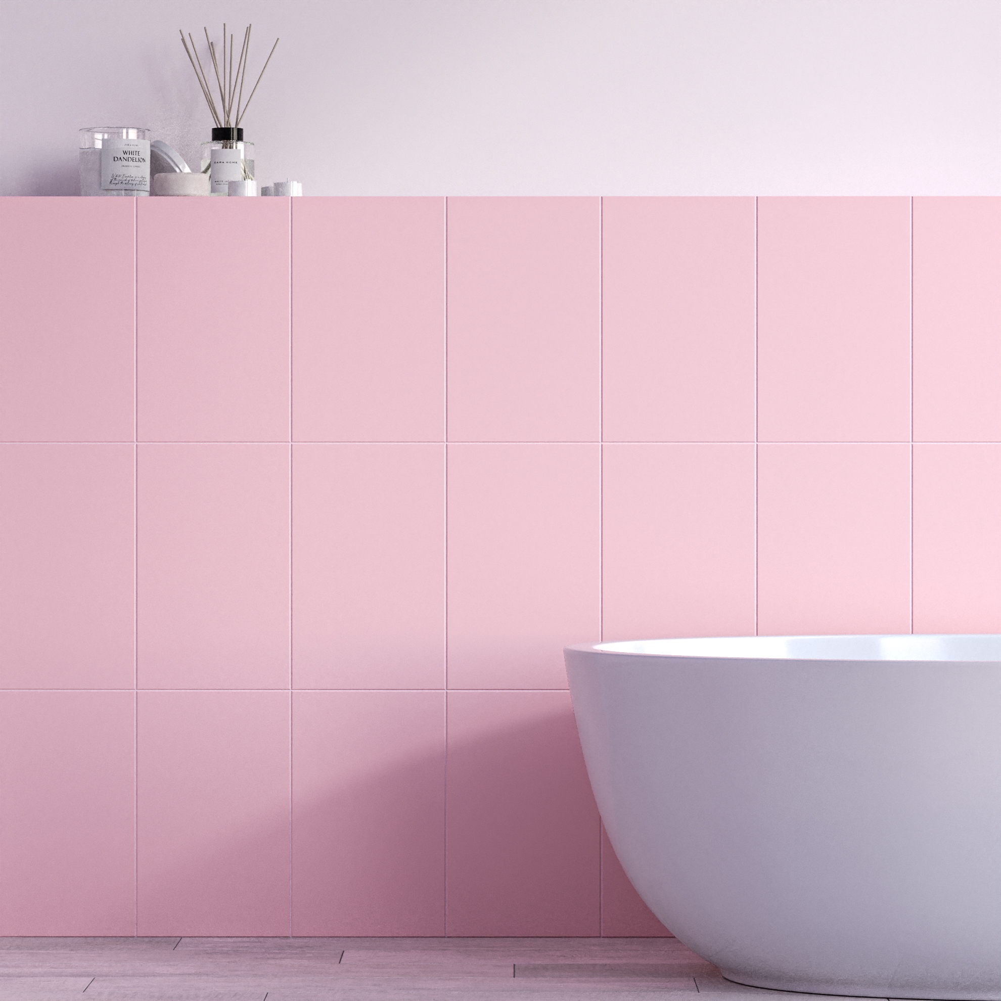 Керамическая плитка Creto Плитка Poluna rose 25х40