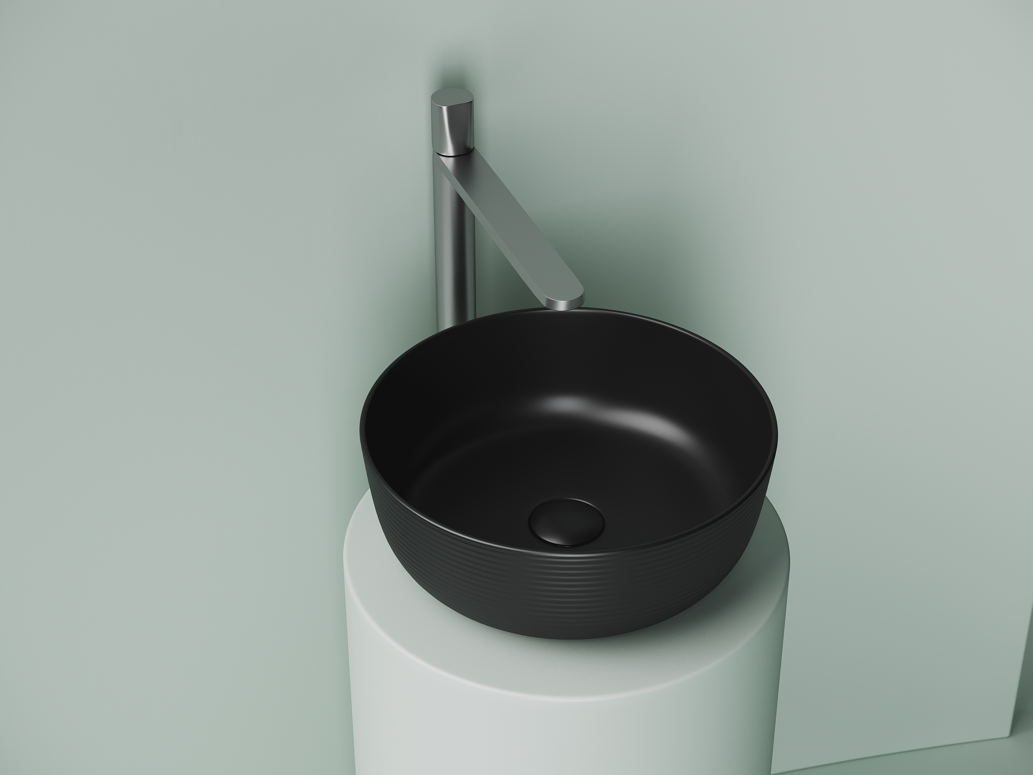Раковина Ceramica Nova Element 36 см CN6073MB матовая черная