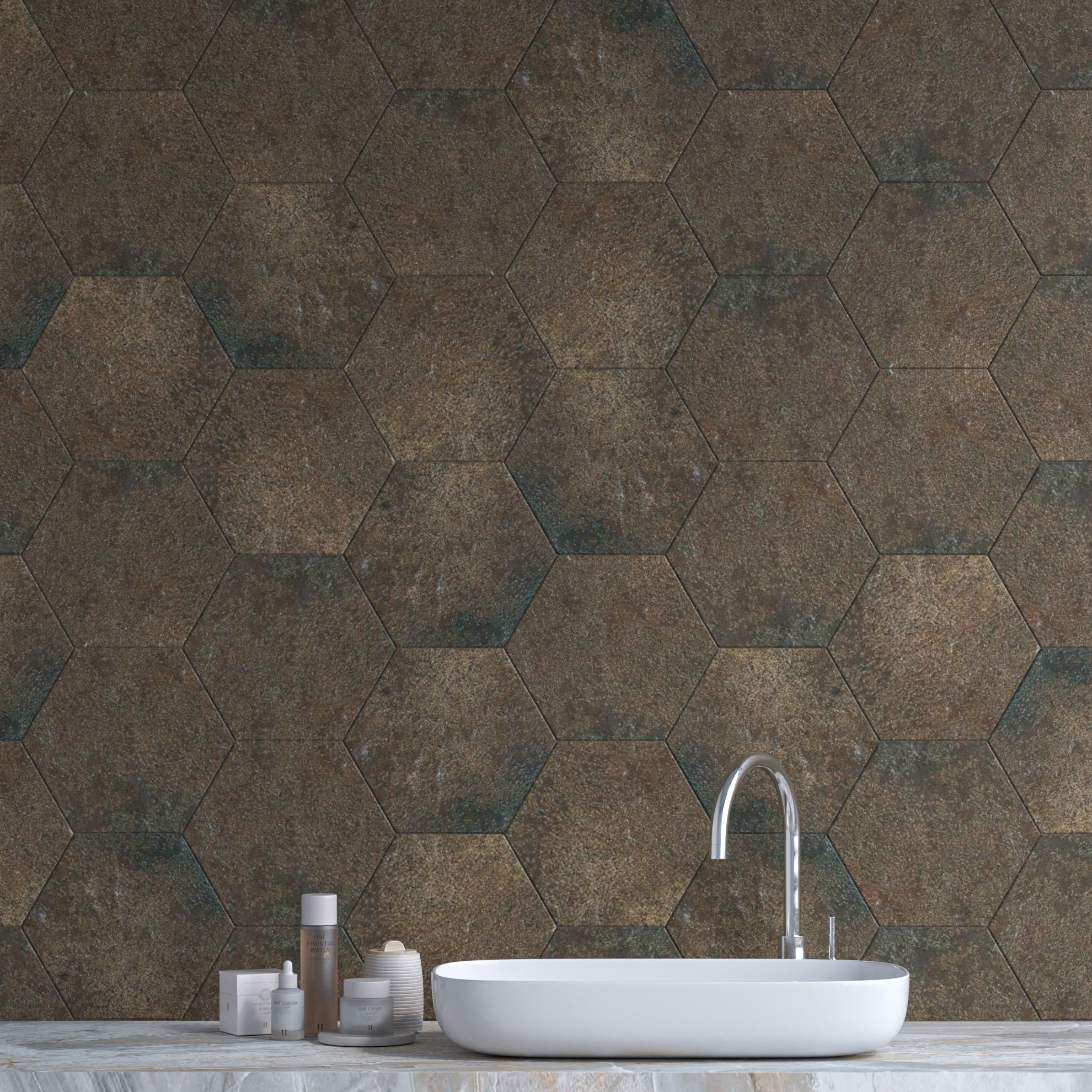 Керамогранит Kerama Marazzi Площадь Испании коричневый темный 29х33,4