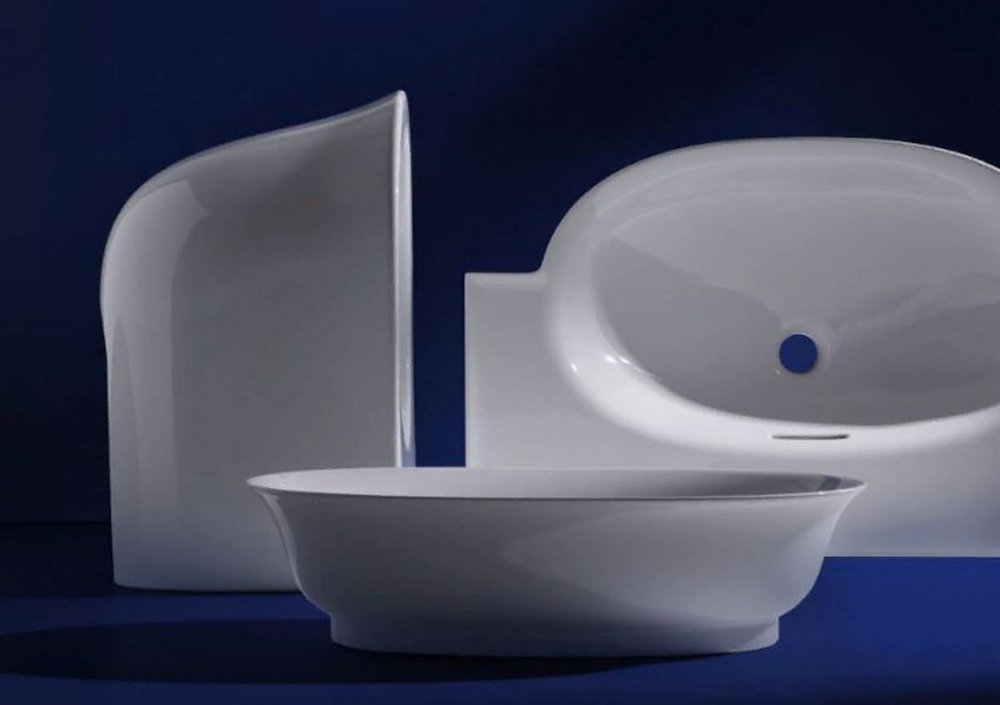 Раковина Laufen The New Classic 8.1285.2.000.112.1 накладная - белая 55х38х14 см
