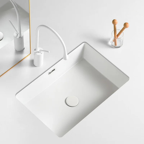 Orange B02-600W раковина встраиваемая снизу санфарфор, белый глянец