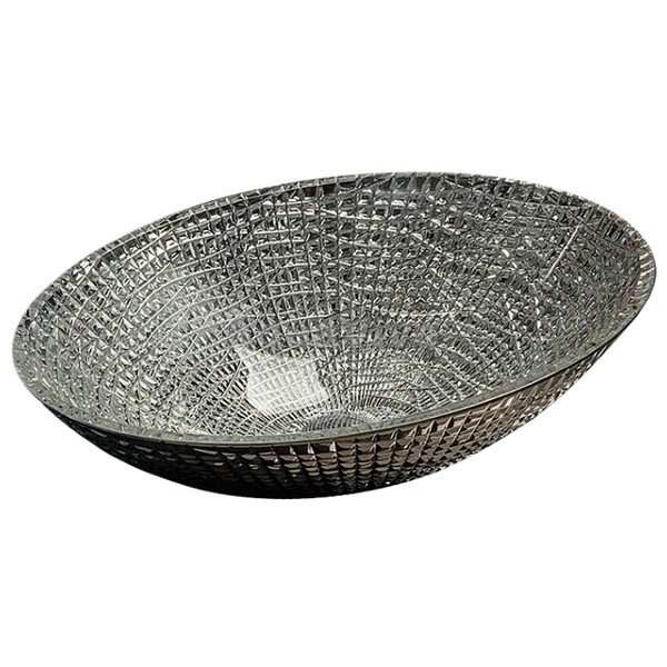 Раковина ArmadiArt Neo-ART 815 хрустальная, серебро 34,5х51
