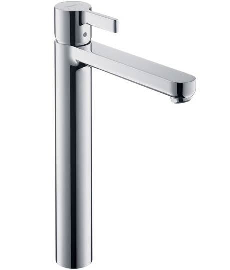 Смеситель для раковины Hansgrohe Metris S Highriser 31022000, высокий