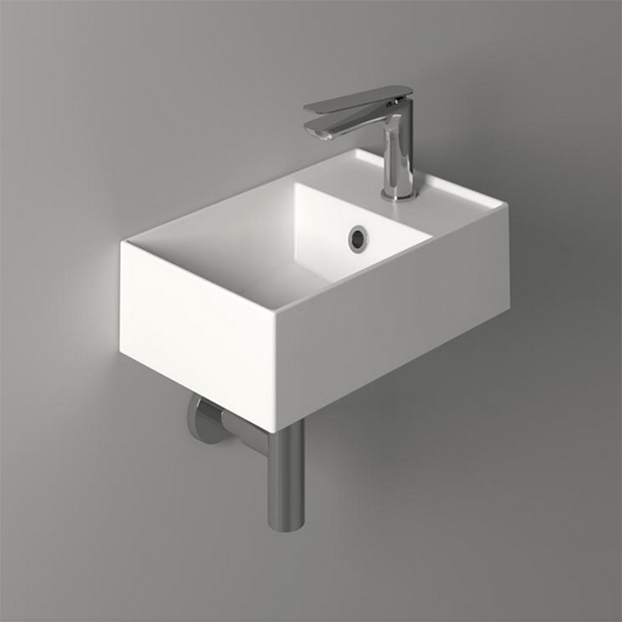 Раковина Simas Agile, 40х27 см, правая, белый, AG40 bi*1