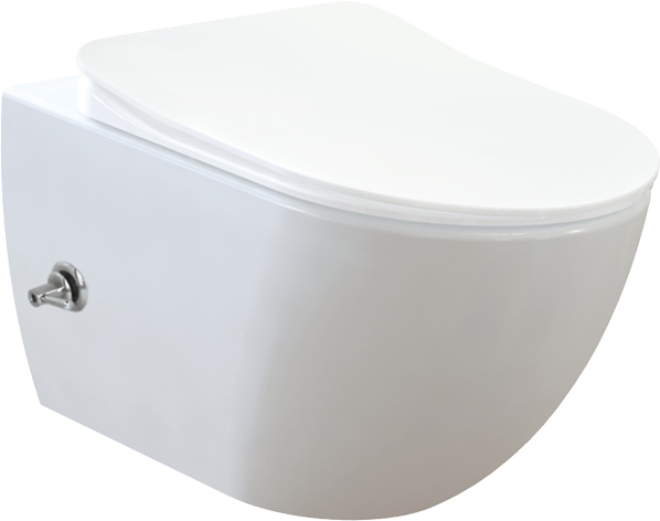 Унитаз подвесной Creavit Free FE320-34CB00E-0002 с биде