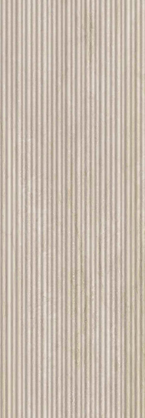 Керамическая плитка Marazzi Italy Плитка Marbleplay Travertino Struttura Mikado 3D Rett. 30х90