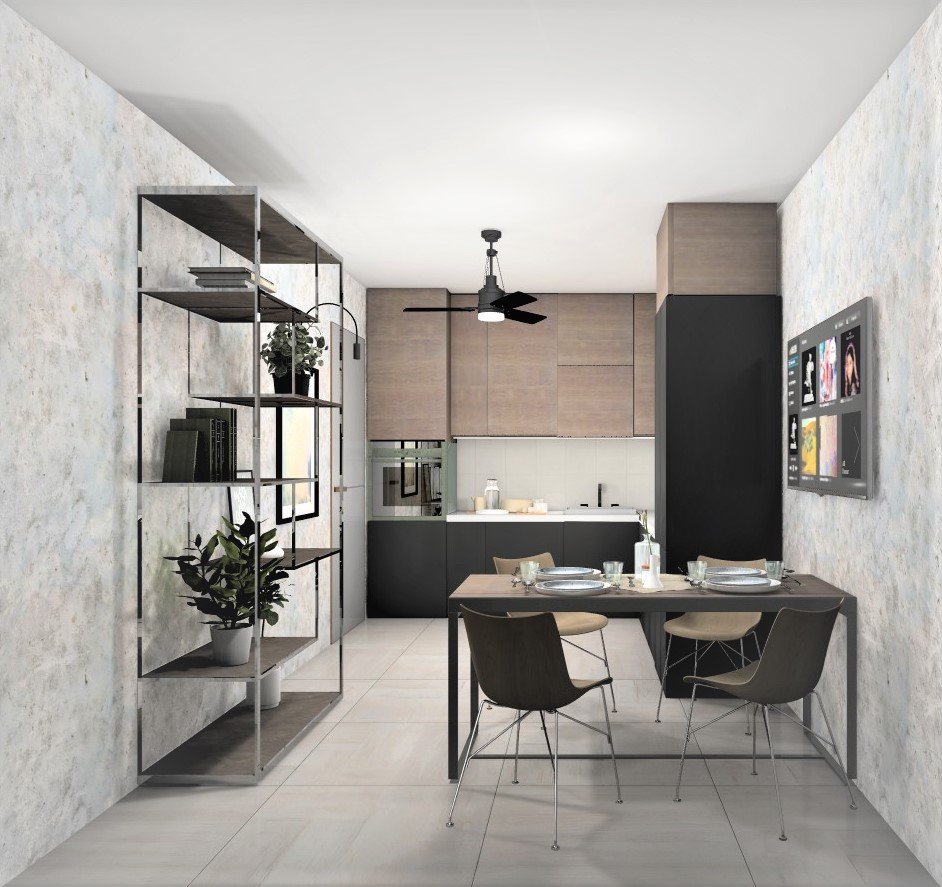 Керамогранит Kerama Marazzi Сольферино серый обрезной 80х80