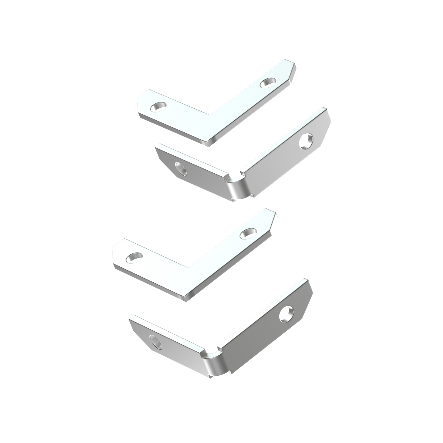 Комплект угловых соединителей трека SMART ONE, алюминий TR2027-AL
