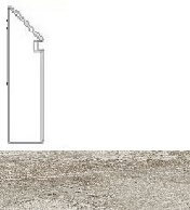 Плинтус Klif Silver Battiscopa Sag.SX (AN4M)