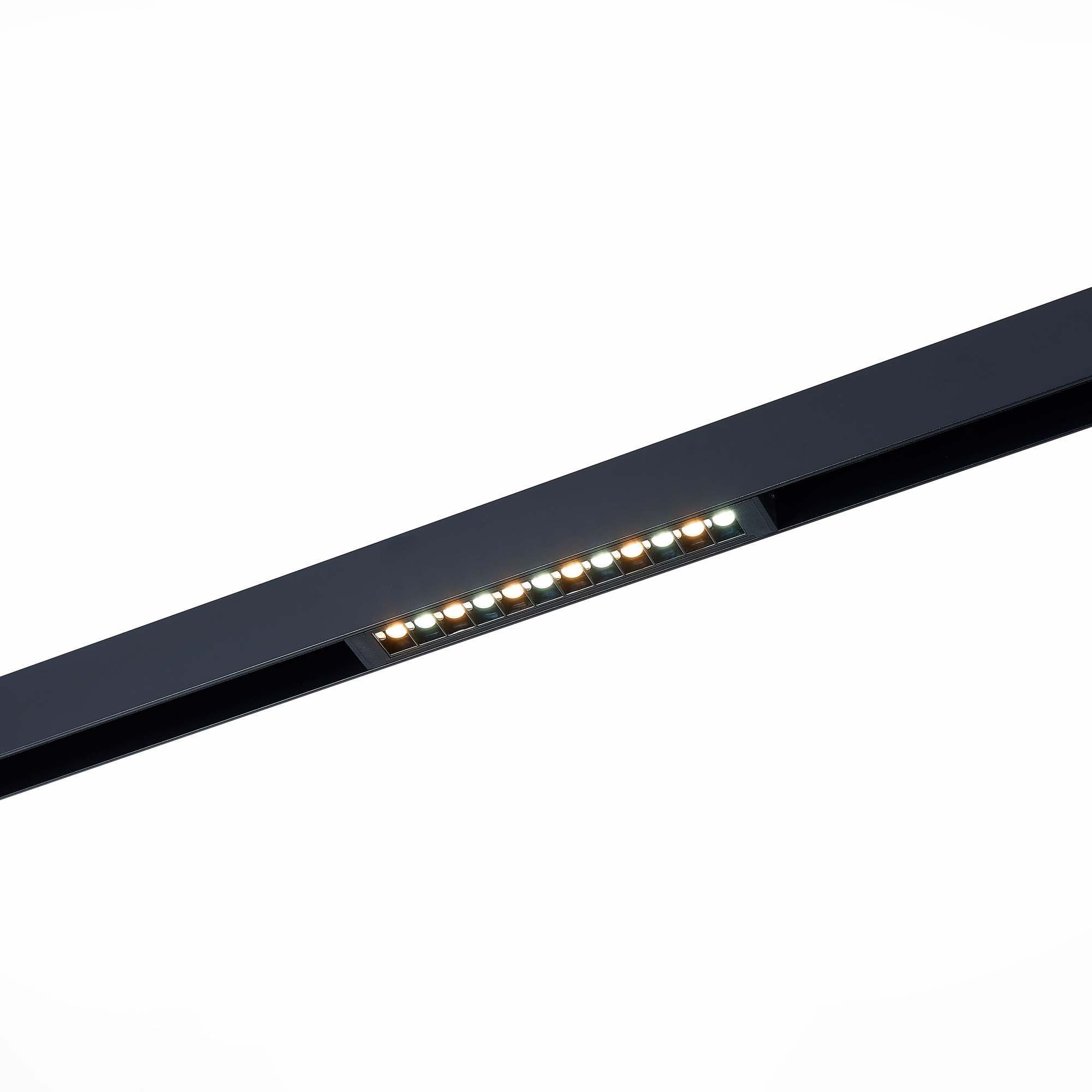 ST655.446.09H (аналог ST655.446.09) Св-к трек Черный LED 1*9W 4000K 700Lm Ra>90 24 IP20 L220xW25xH41 220V