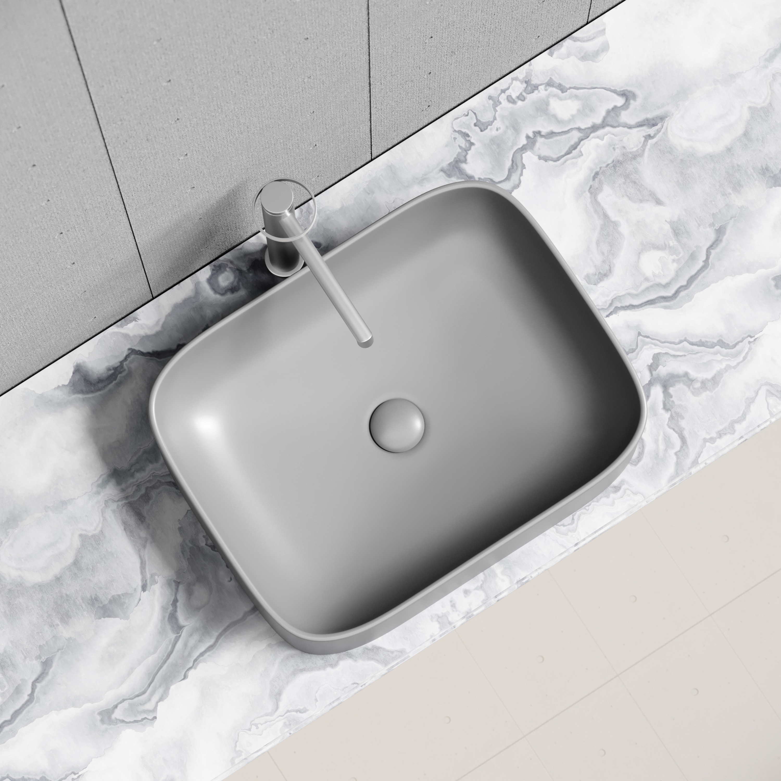 Раковина Ceramica Nova Element 50 см CN6052MH антрацит