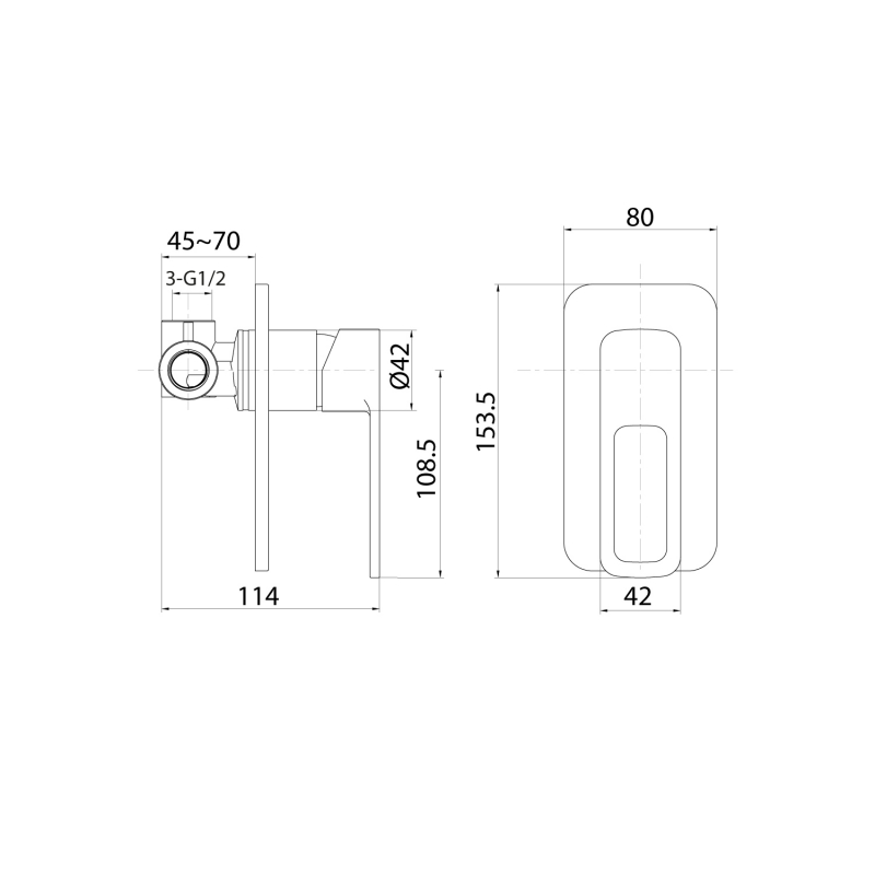 Смеситель Iddis Slide SLIBL00i66 для душа, черный