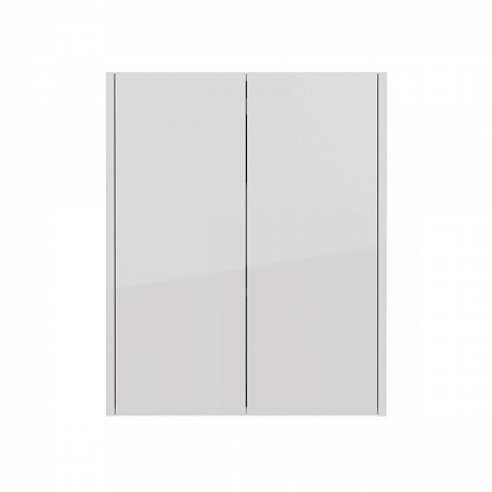 Шкаф Lemark COMBI 60см подвесной, 2-х дверный, цвет корпуса, фасада: Белый глянец
