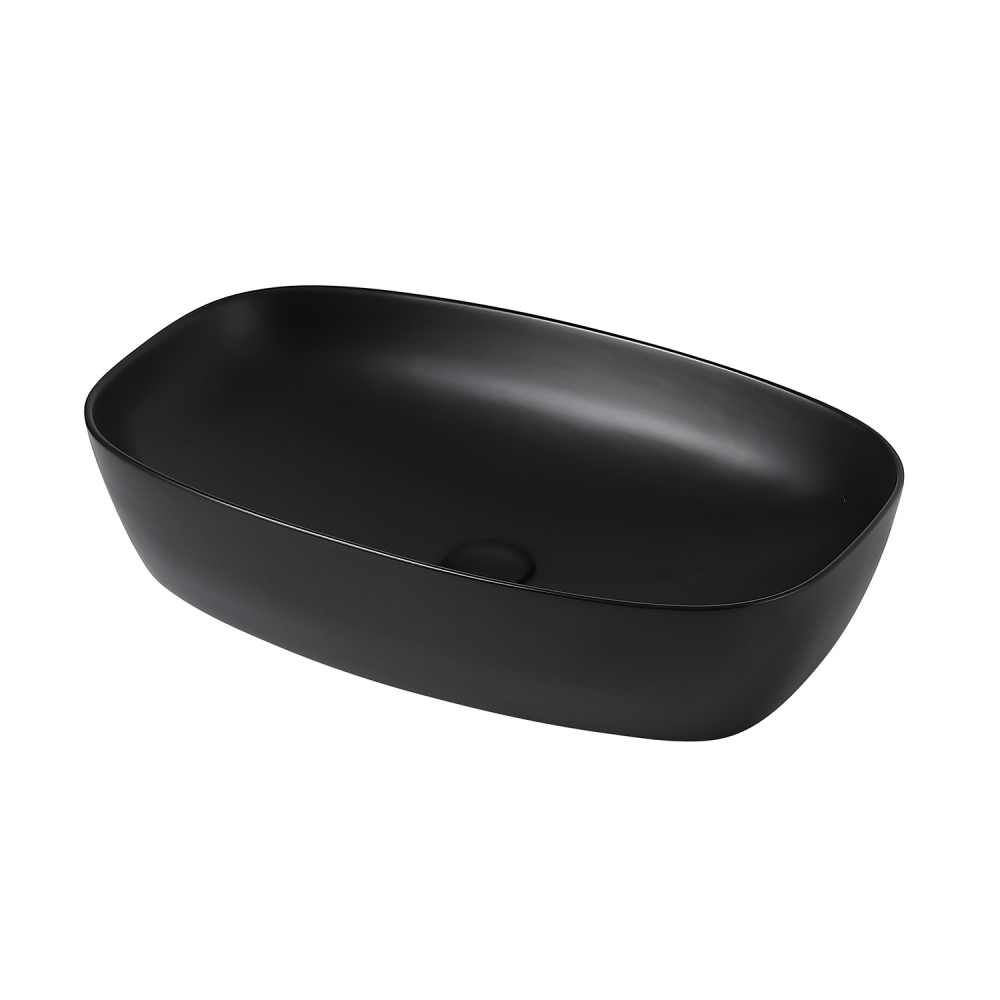 Раковина Abber Rechteck 60 см AC2206MB черная матовая