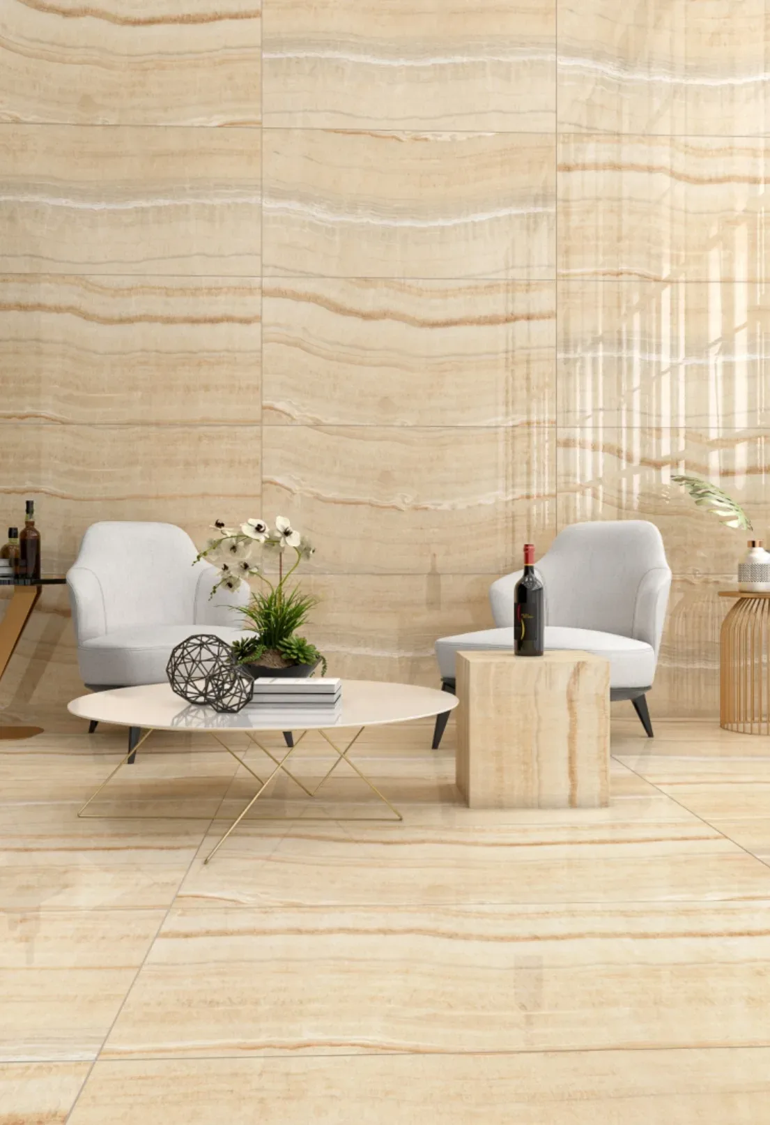 Керамогранит Maimoon ceramica Black Lorence highglossy 60х120