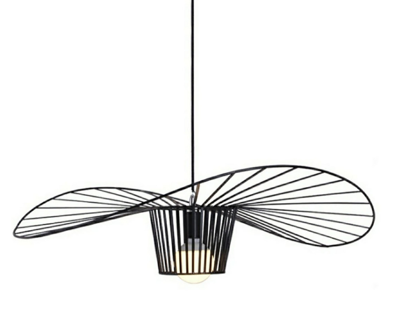 07696-80,19 Подвес Строу черный Е27 1*40W