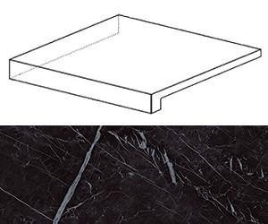 Ступень Marvel Nero Marquina Scalino Ang. SX (ATED)