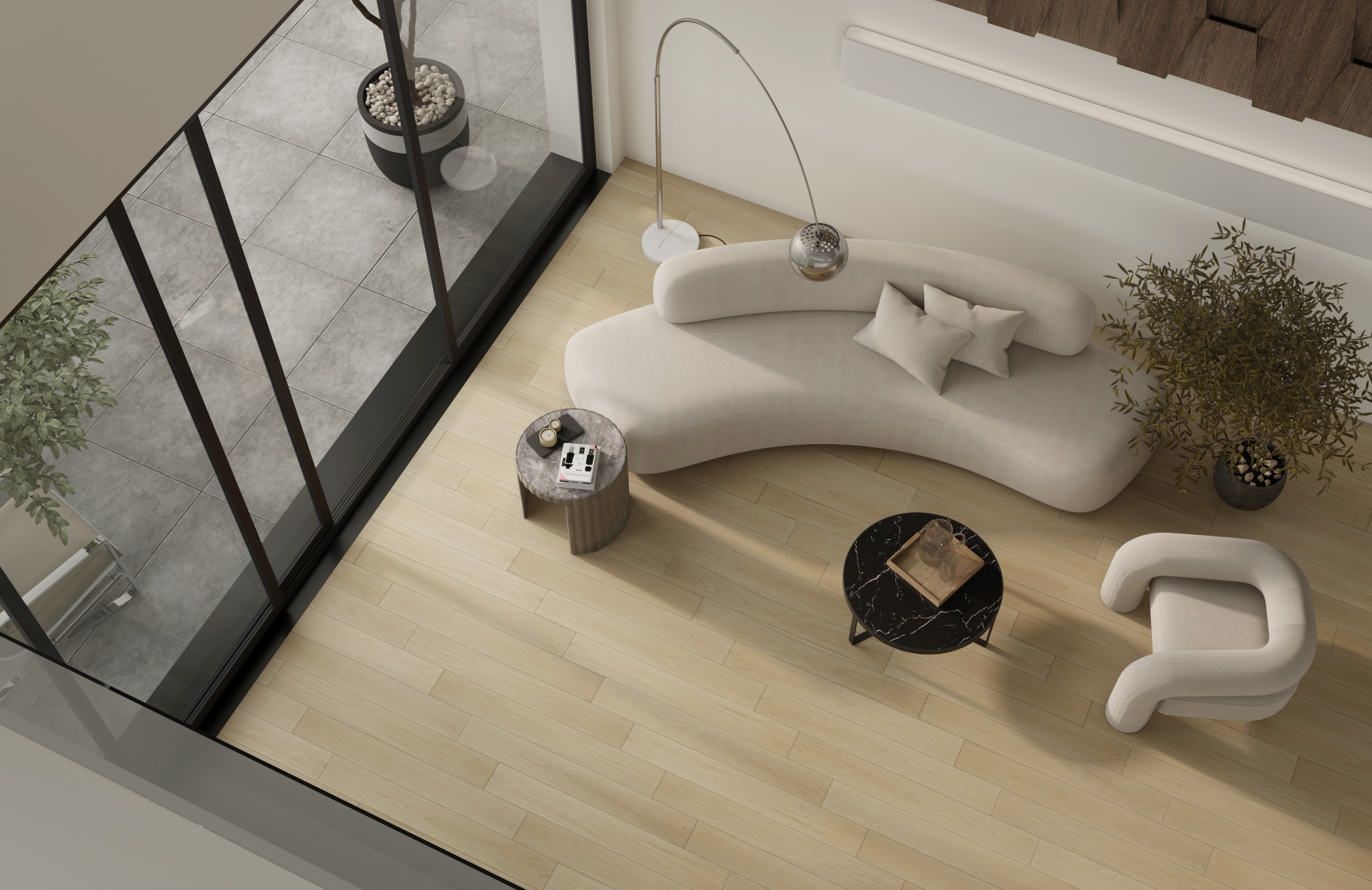 Кварцевый паркет Quartz Parquet Классик 5 мм Дуб Испанский 404