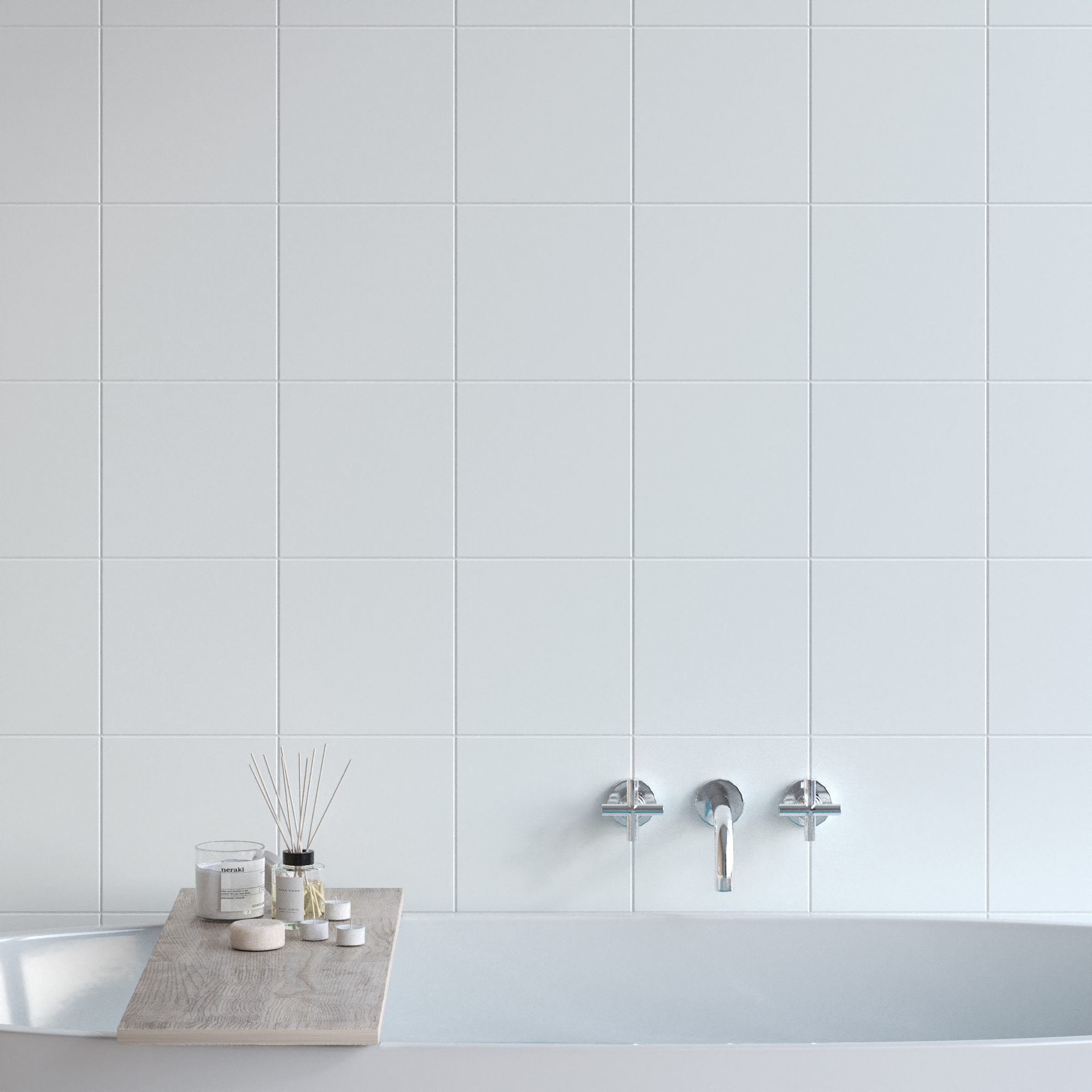 Керамическая плитка Marazzi Italy Плитка Arch. Bianco (BIANCO Classic New) 20х20