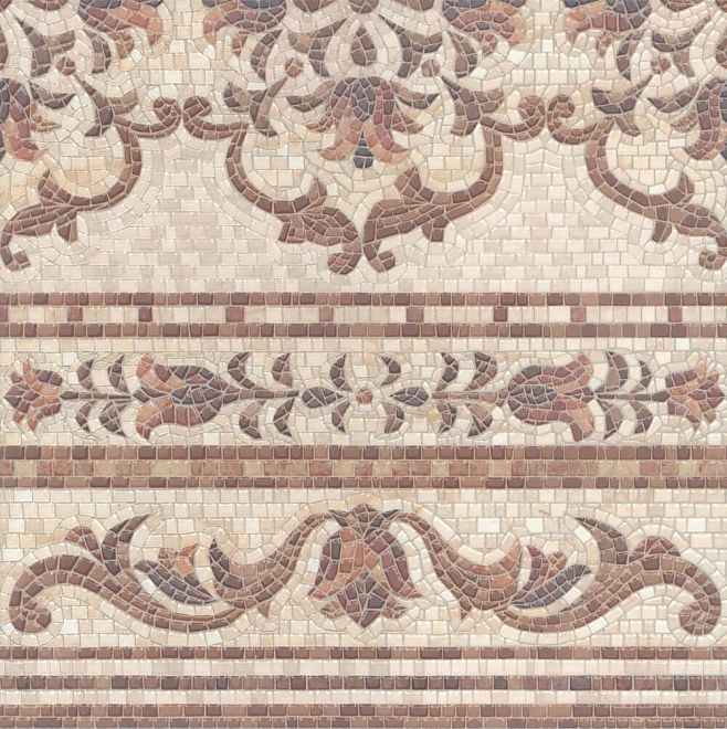 Керамогранит Kerama Marazzi Декор Пантеон ковер лаппатированный 40,2х40,2