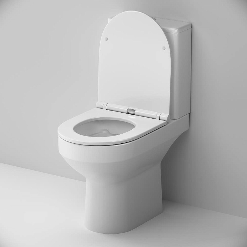 Унитаз напольный AM.PM Spirit 2.0 C708600WH безободковый с сиденьем микролифт 57WH, белый