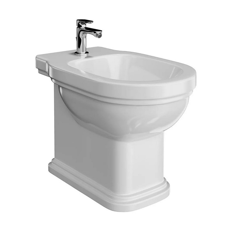 PO.bidet.01 Биде POMPEI напольный, белый глянцевый