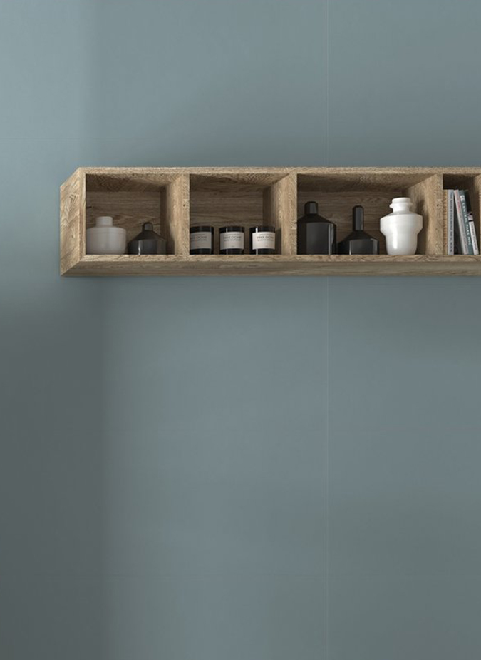 Керамическая плитка Ape Ceramica Плитка Cloud Turquoise 35х100