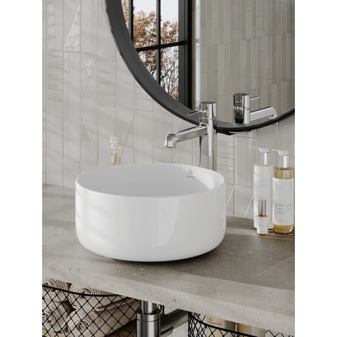 Orange B07-345W раковина накладная санфарфор, белый глянец