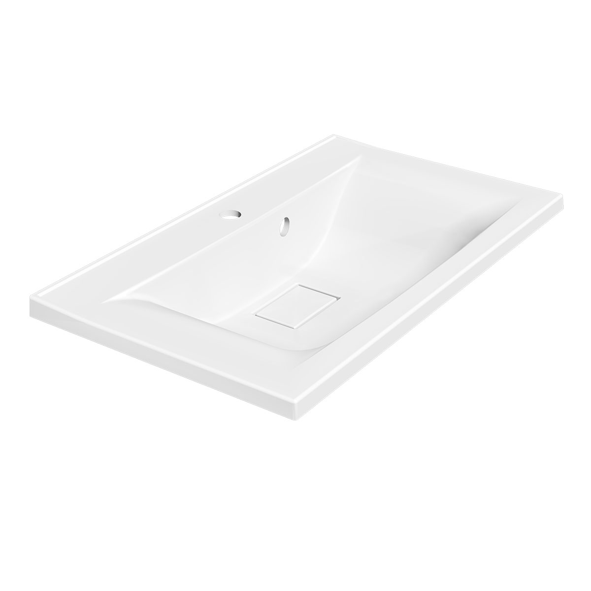 Раковина Vincea из искусственного камня, цвет белый, VCB-3M750W