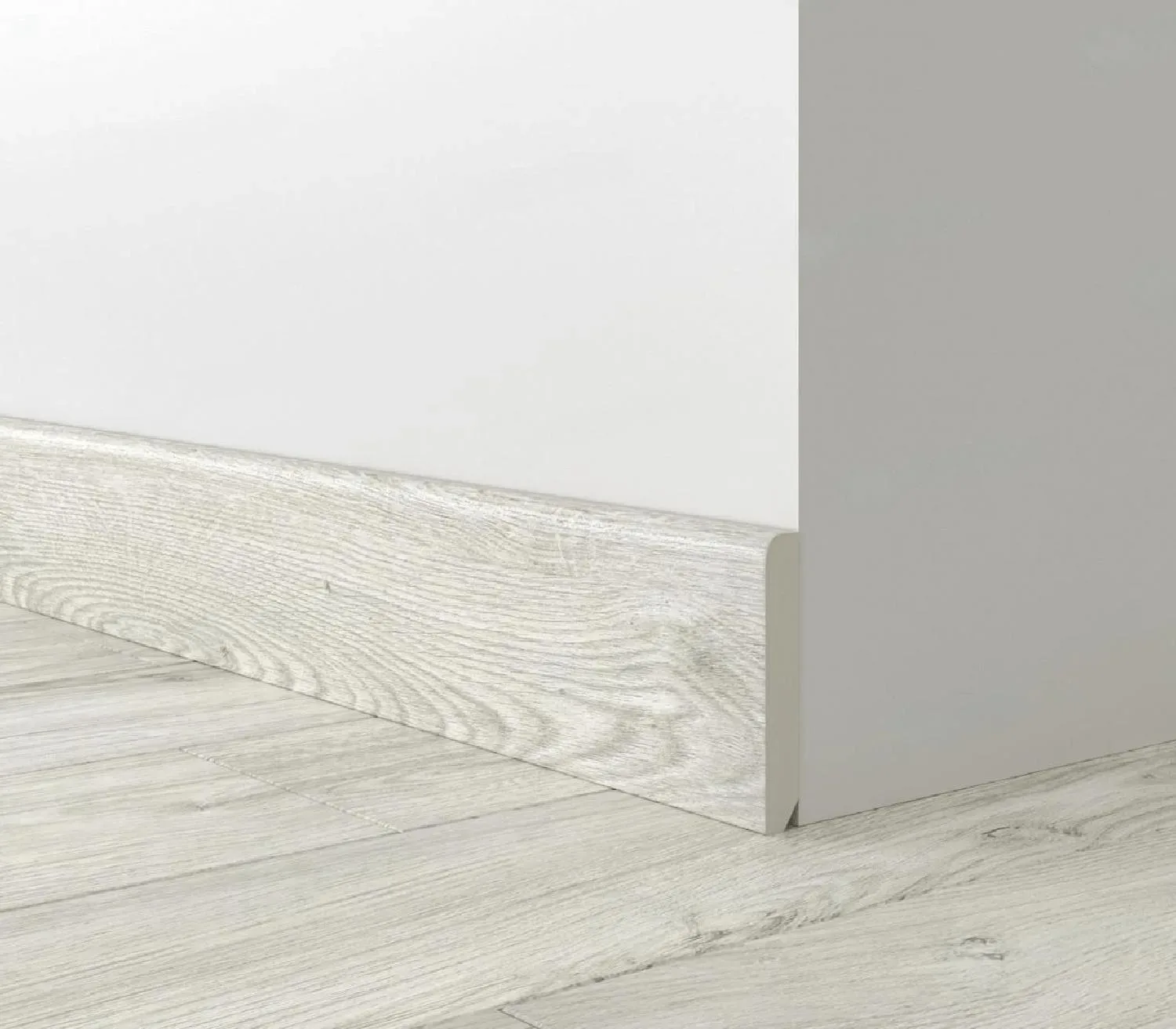 Напольный плинтус Parquet Light Снежный SK 13-11