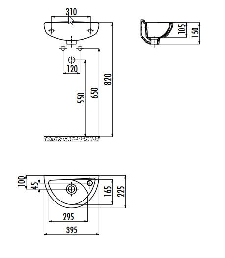 Раковина Creavit TP040(TP040.00000)