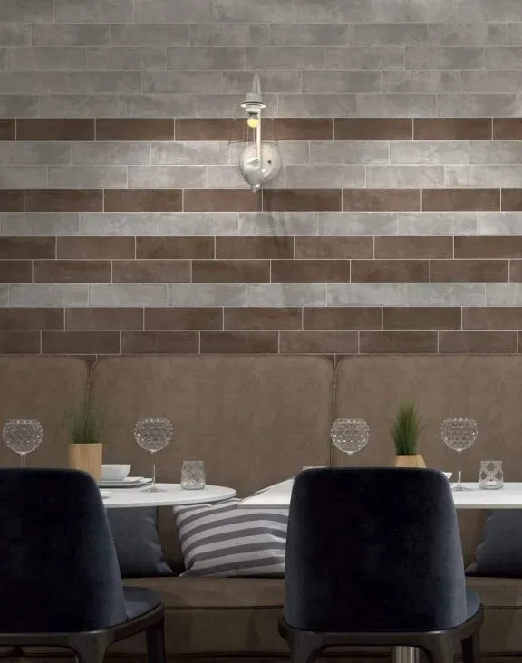 Керамическая плитка Kerama Marazzi Плитка Маттоне серый светлый 8,5х28,5