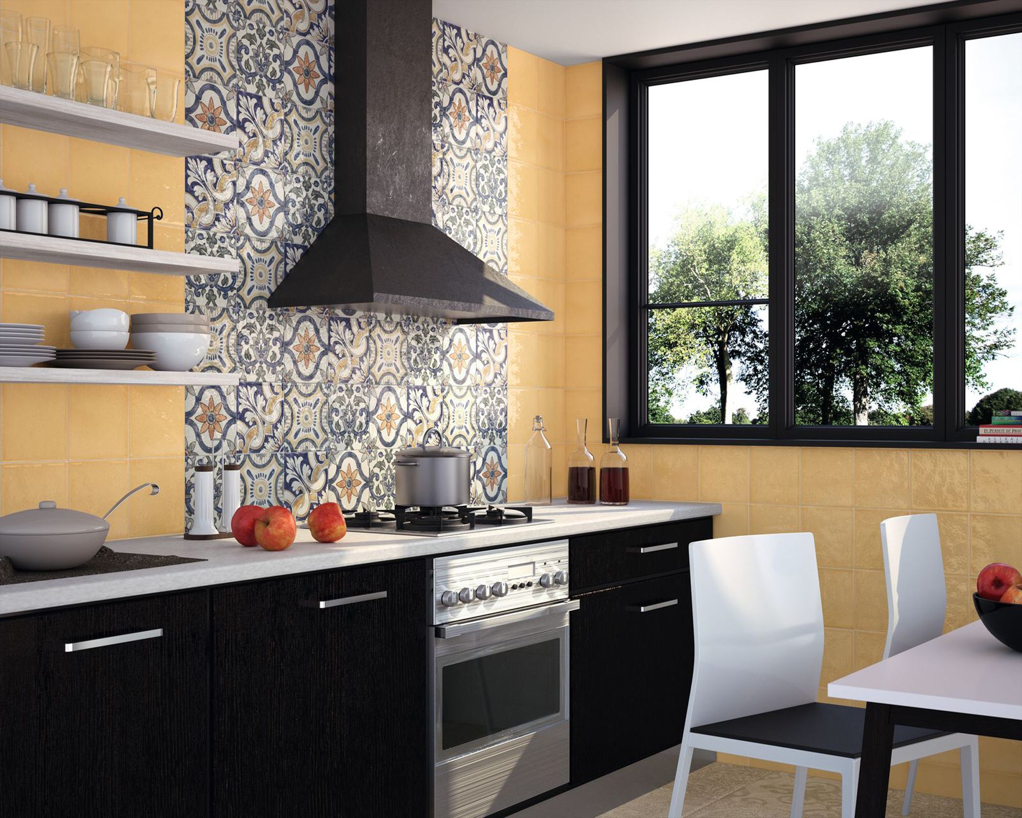 Керамическая плитка Ape Ceramica Плитка Giorno Rojo 20х20