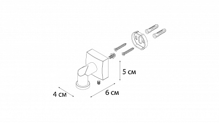 Fixsen KVADRO Мыльница магнит FX-61309A