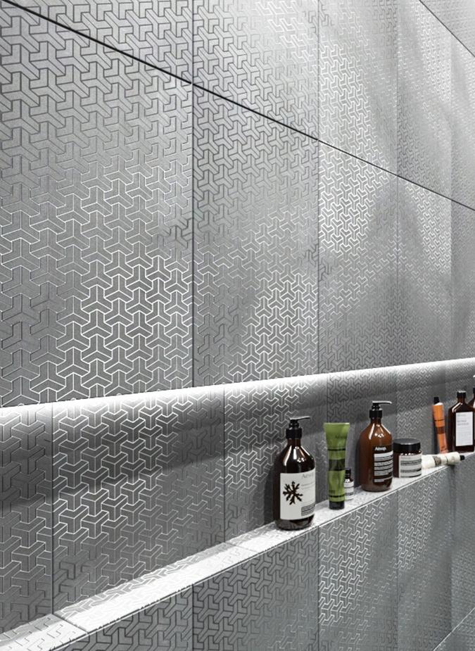 Керамическая плитка Kerama Marazzi Декор Ломбардиа серый темный 25х40