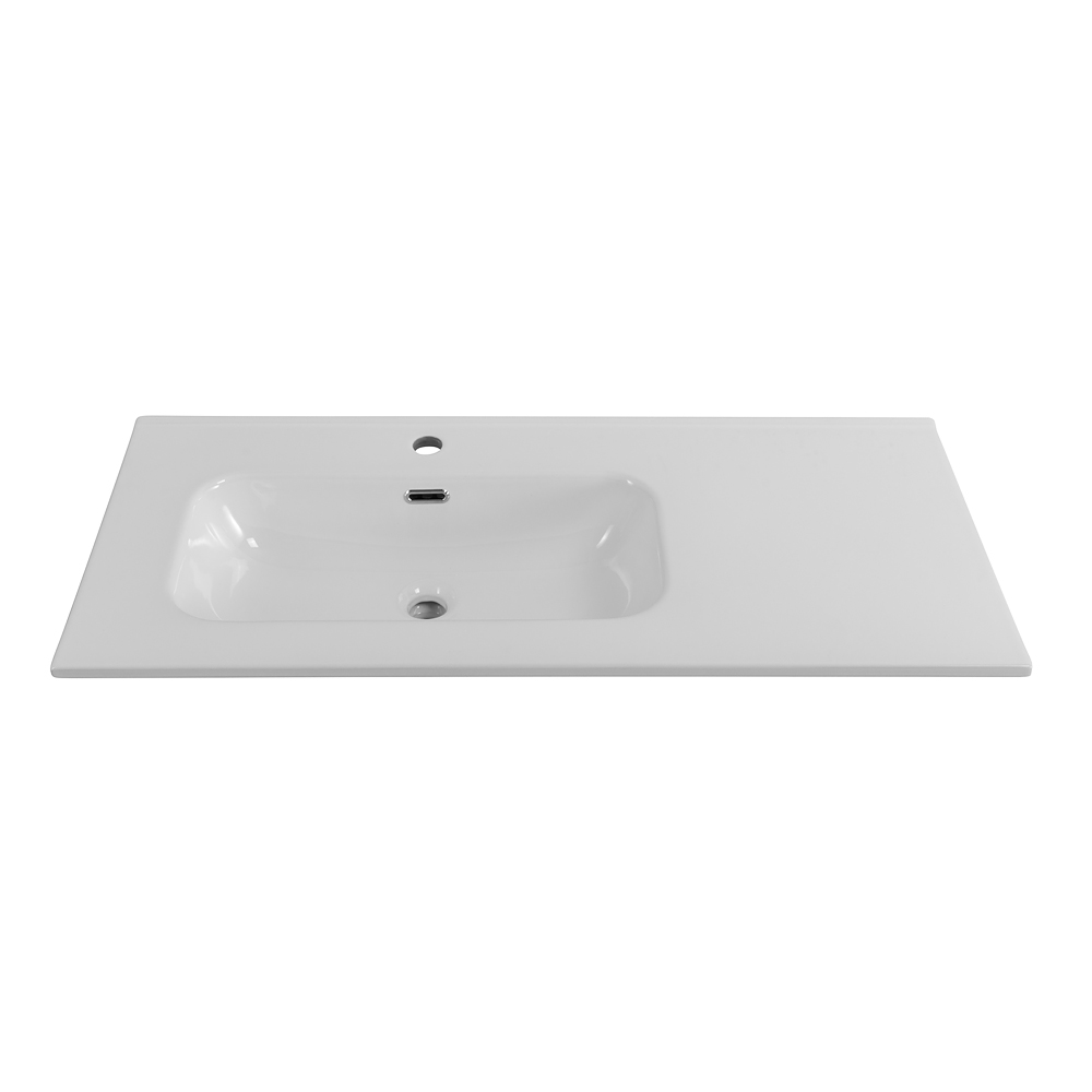 Раковина BelBagno 100 см BB1000ETL-L глянцевая белая