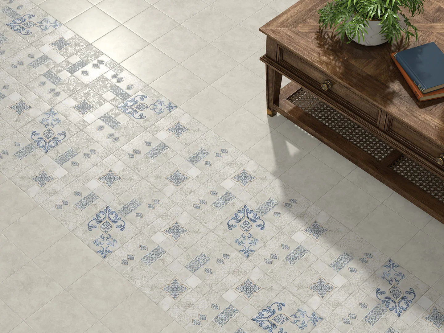 Керамогранит Kerama Marazzi Декор Сиена 2 матовый 20х20