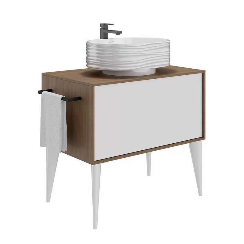 SA.wb.50/WHT Раковина ARTBASIN Sabbia 50 см, цв белый глянцевый