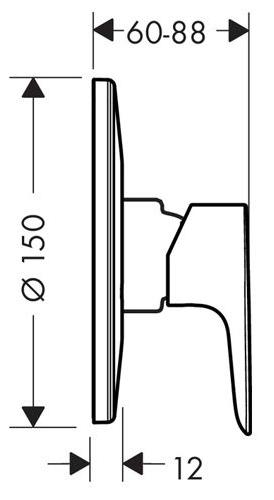 Смеситель для душа Hansgrohe Talis E 71766000
