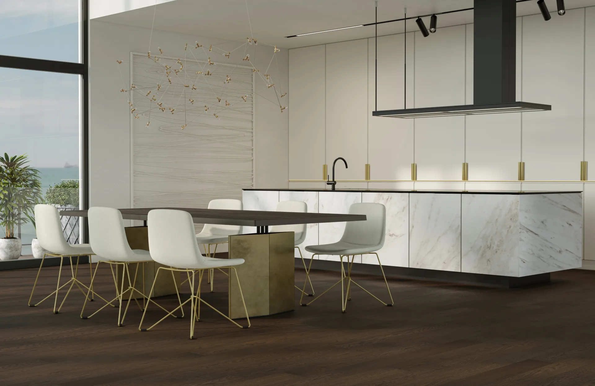 Кварцевый паркет Quartz Parquet Классик 5 мм Дуб Рустикальный 410