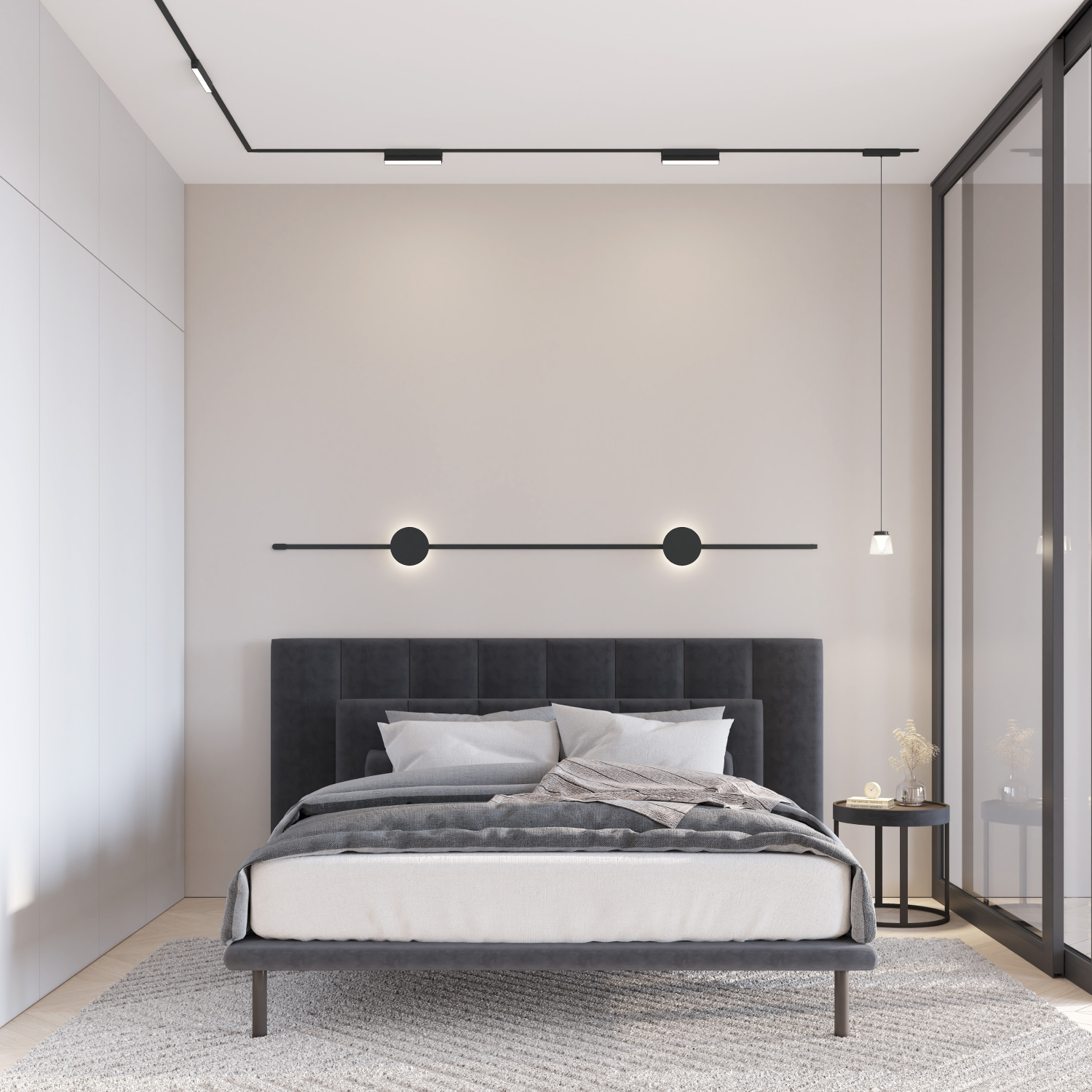 Трековый светильник AIR LINEAR DK5360-BK