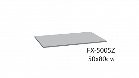 Коврик для ванной Fixsen Visa FX-5005Z, серо-бирюзовый, 50х80 см