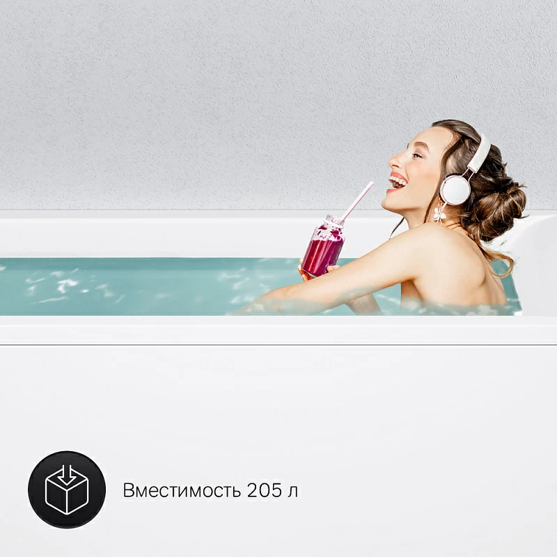 Ванна акриловая 170x70 AM.PM Spirit W72A-170-070W-A2 белая глянцевая